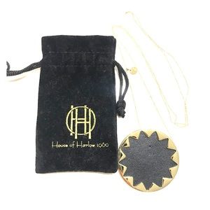House of Harlow large black sunburst necklace